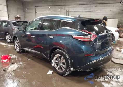 2015 Nissan Murano Sl z USA, uszkodzony, nr VIN 5N1AZ2MH4FN286156